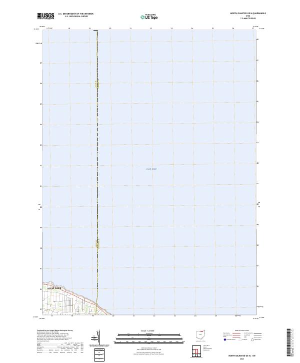 North Olmsted OE N, OH — USGS 7.5-minute topo (2023)