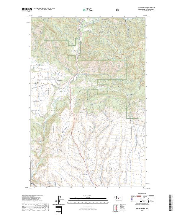 Swauk Prairie, WA — USGS 7.5-minute topo (2023)