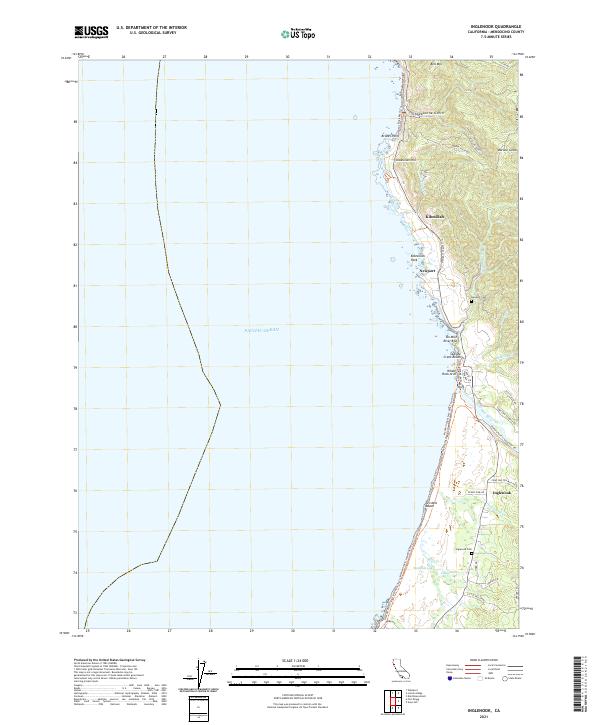 Inglenook, CA — USGS 7.5-minute topo (2021)
