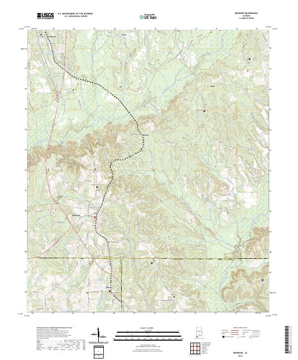 McKenzie, AL — USGS 7.5-minute topo (2024)