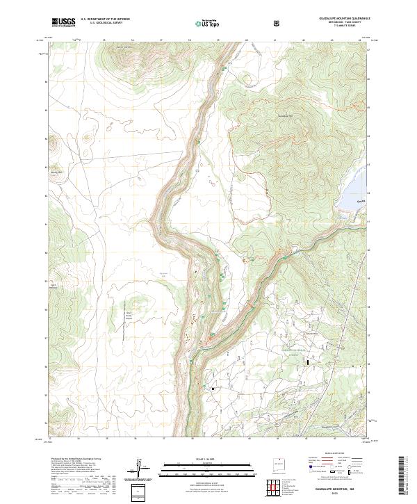 Guadalupe Mountain, NM — USGS 7.5-minute topo (2023)