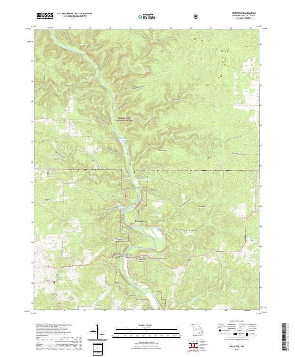 Riverton, MO — USGS 7.5-minute topo (2021)