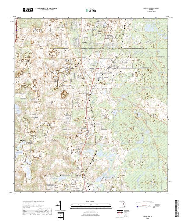Lacoochee, FL — USGS 7.5-minute topo (2024)
