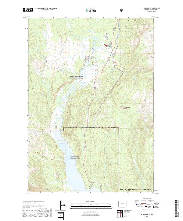 Flagg Ranch, WY — USGS 7.5-minute topo (2021)