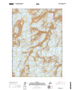 Tyonek A-8 SE, AK — USGS 7.5-minute topo (2017)