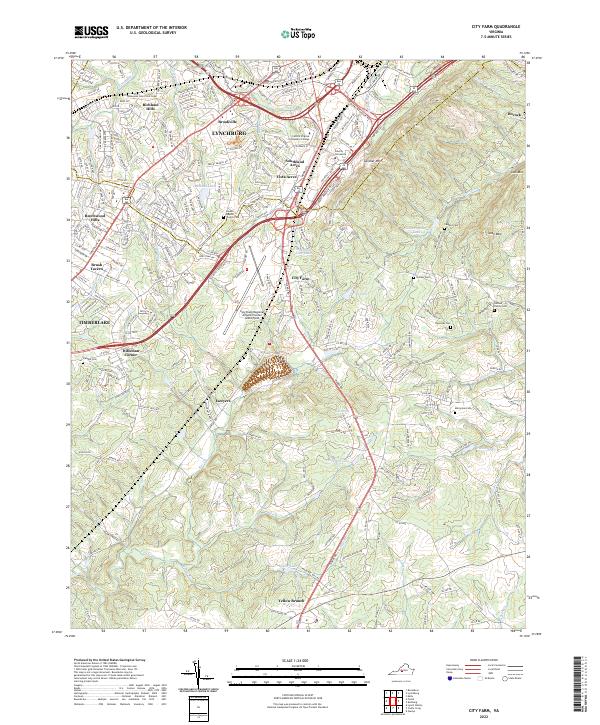 City Farm, VA — USGS 7.5-minute topo (2022)