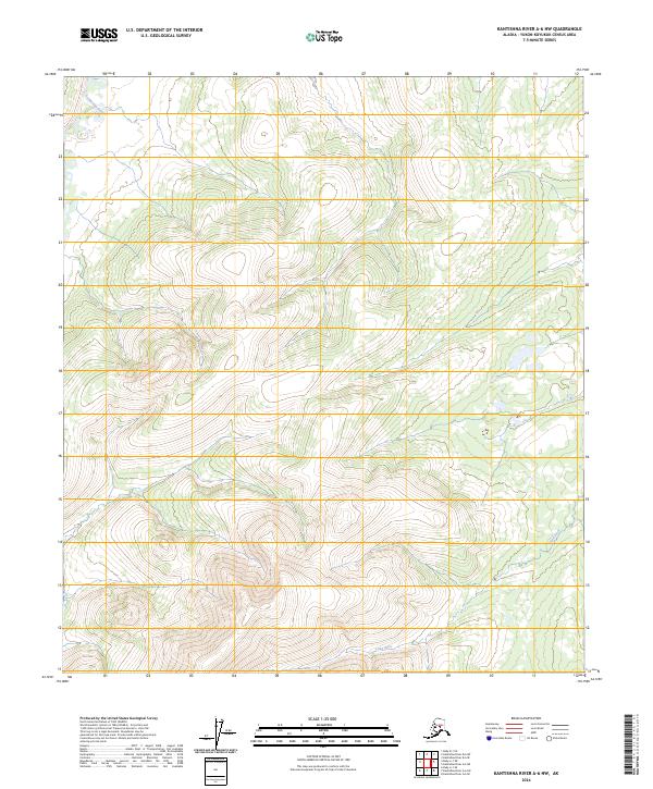 Kantishna River A-6 NW, AK — USGS 7.5-minute topo (2024)