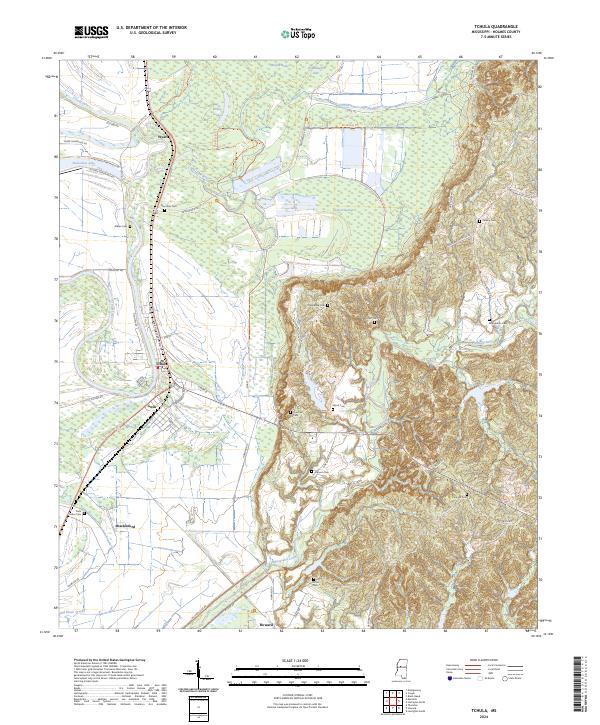 Tchula, MS — USGS 7.5-minute topo (2024)