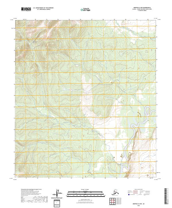 Medfra B-2 NW, AK — USGS 7.5-minute topo (2024)