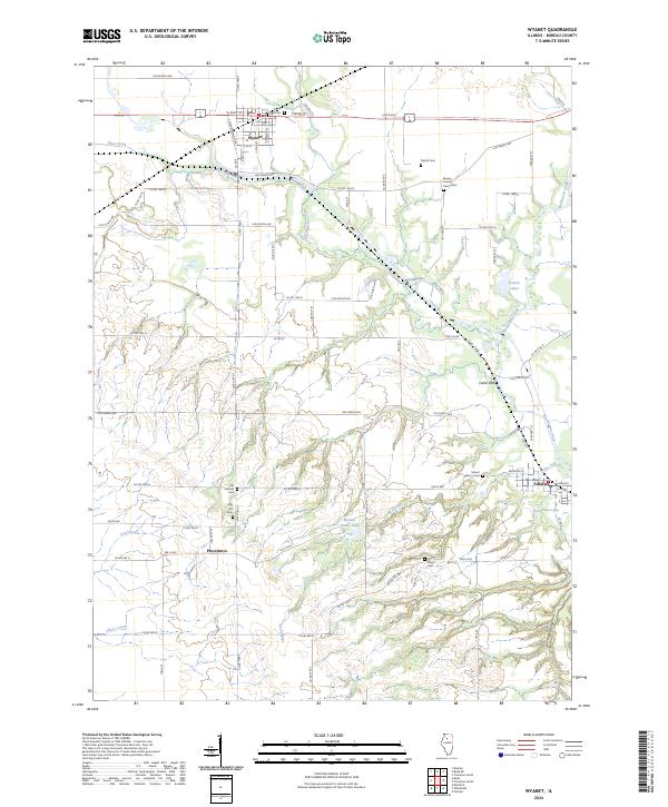 Wyanet, IL — USGS 7.5-minute topo (2024)