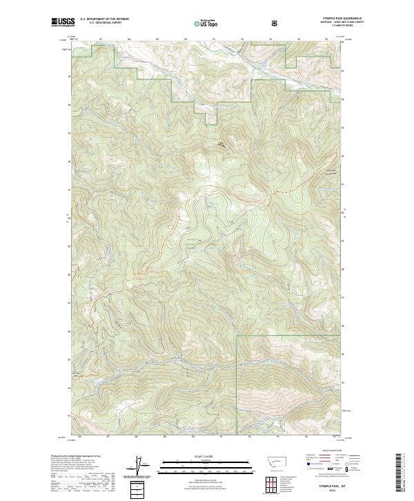 Stemple Pass, MT — USGS 7.5-minute topo (2024)