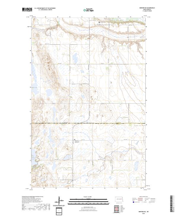 Binford NE, ND — USGS 7.5-minute topo (2024)