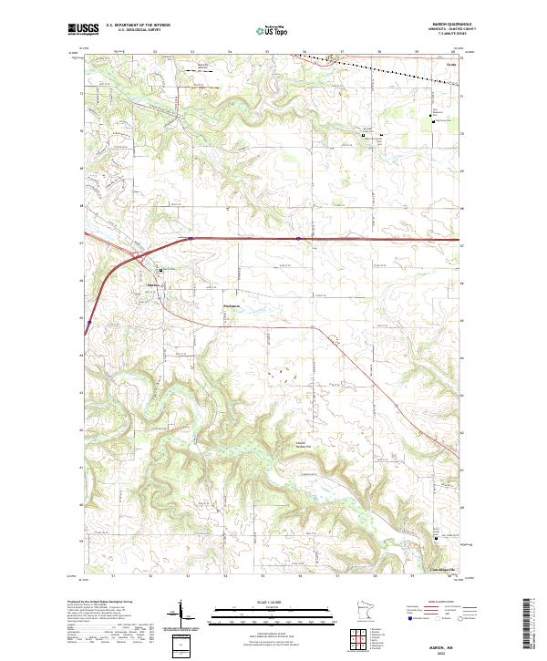 Marion, MN — USGS 7.5-minute topo (2022)