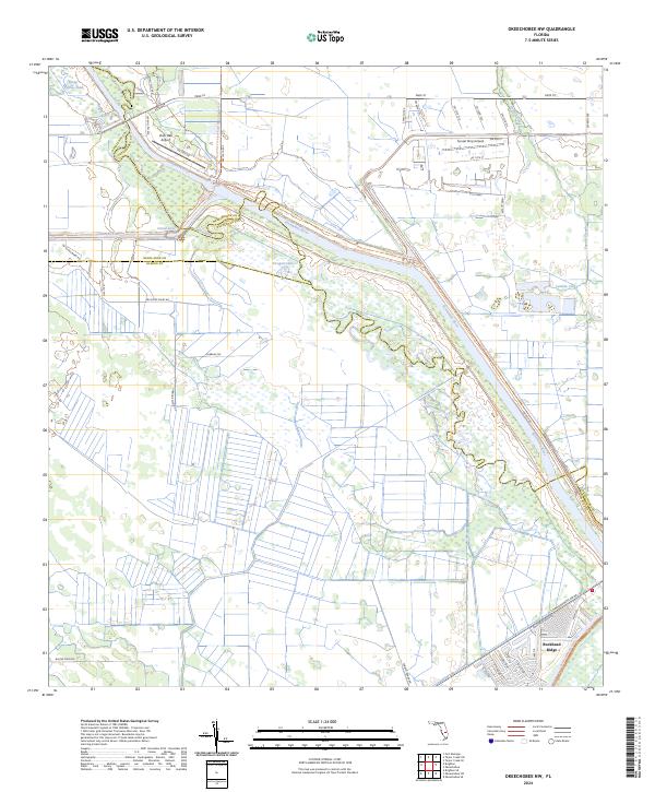 Okeechobee NW, FL — USGS 7.5-minute topo (2024)