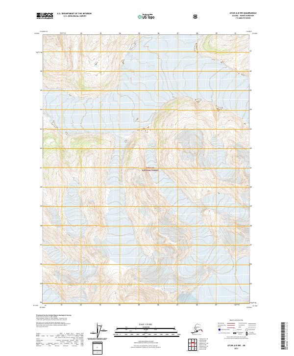 Atlin A-8 NW, AK — USGS 7.5-minute topo (2021)