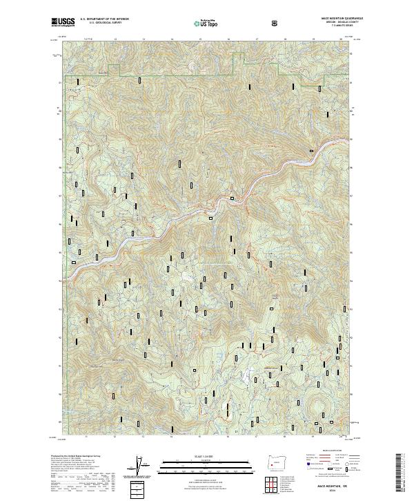 Mace Mountain, OR — USGS 7.5-minute topo (2024)