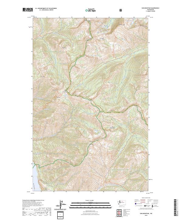Sun Mountain, WA — USGS 7.5-minute topo (2023)