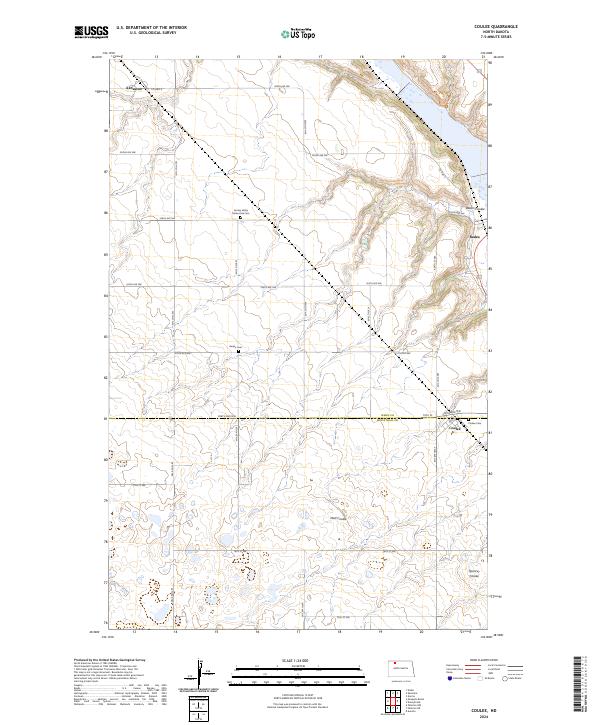 Coulee, ND — USGS 7.5-minute topo (2024)