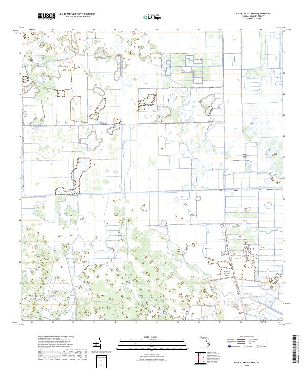 Rocky Lake Strand, FL — USGS 7.5-minute topo (2024)