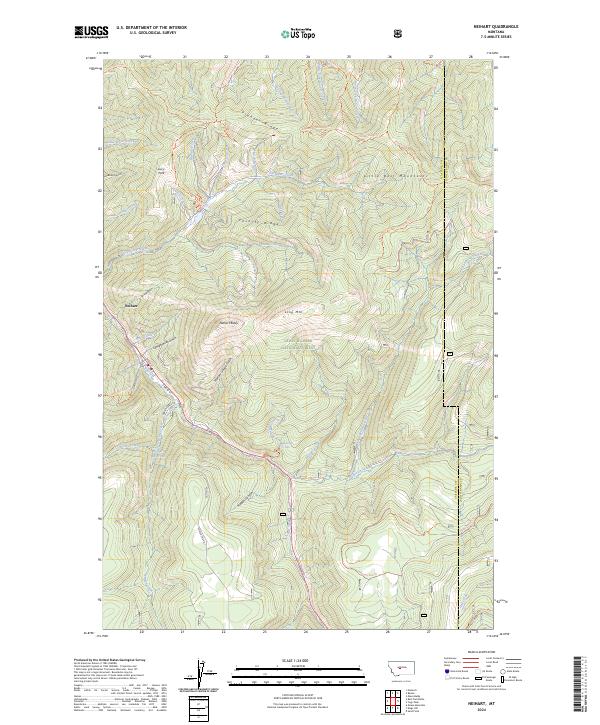 Neihart, MT — USGS 7.5-minute topo (2024)
