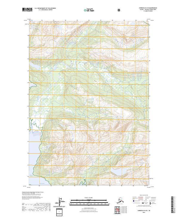 Cordova D-6 SE, AK — USGS 7.5-minute topo (2024)