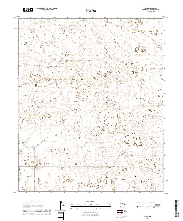 Bluit, NM — USGS 7.5-minute topo (2023)