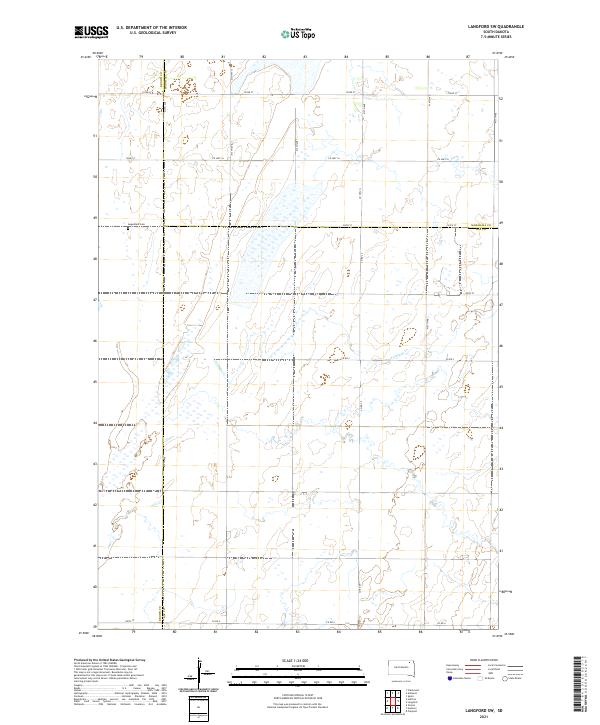 Langford SW, SD — USGS 7.5-minute topo (2021)