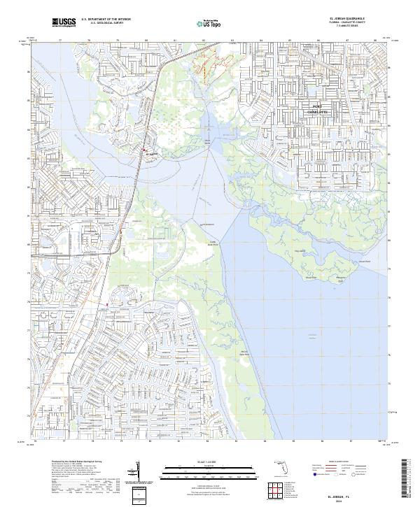 El Jobean, FL — USGS 7.5-minute topo (2024)