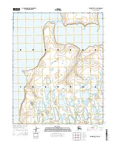 Wainwright B-2 NE, AK — USGS 7.5-minute topo (2014)