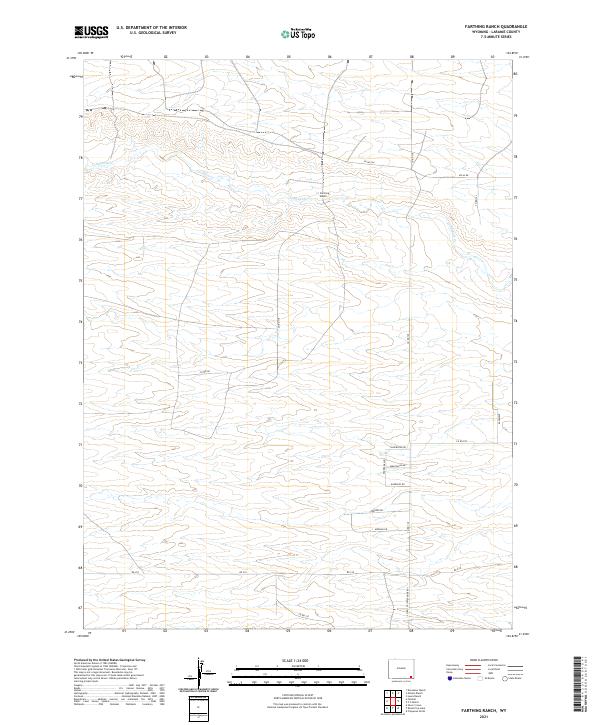 Farthing Ranch, WY — USGS 7.5-minute topo (2021)