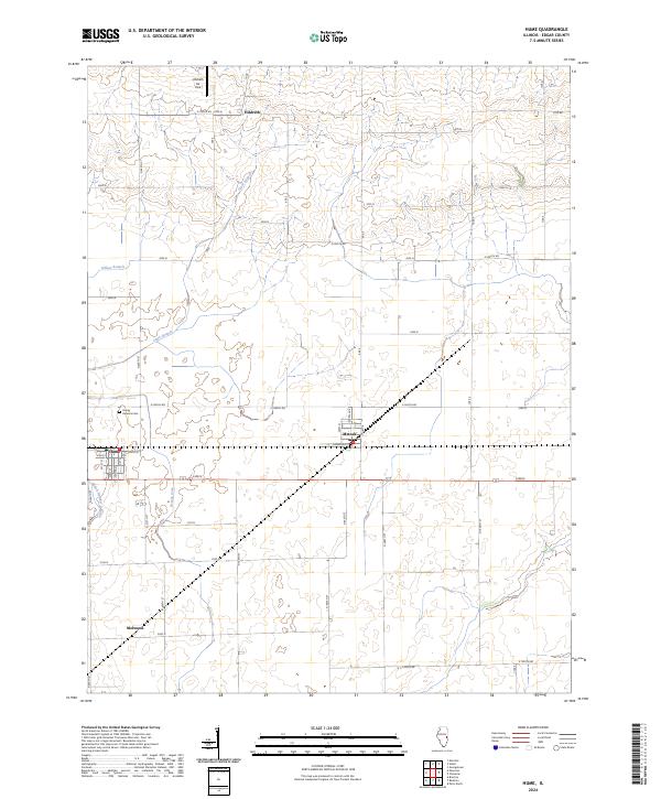 Hume, IL — USGS 7.5-minute topo (2024)