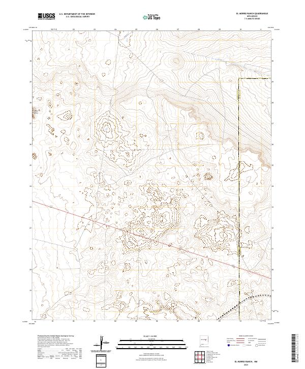El Morro Ranch, NM — USGS 7.5-minute topo (2023)