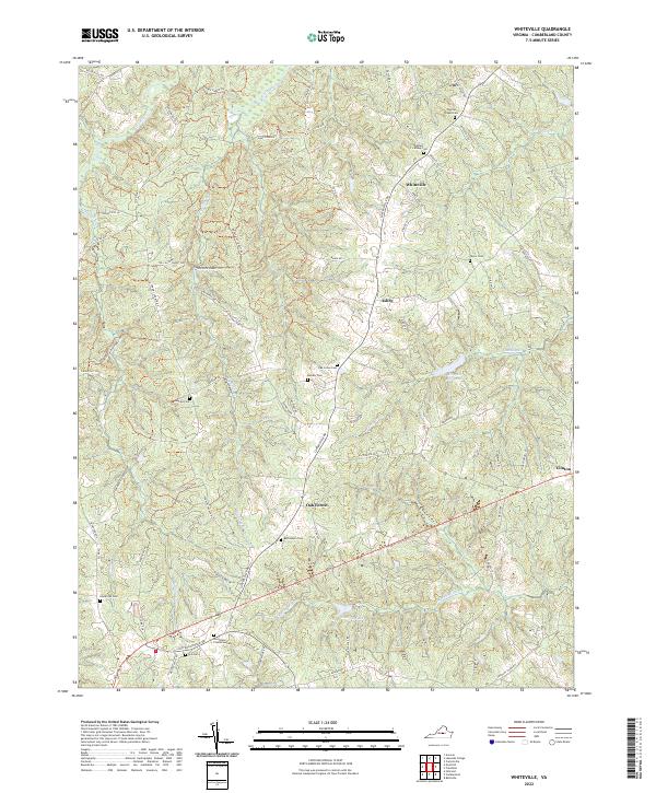 Whiteville, VA — USGS 7.5-minute topo (2022)