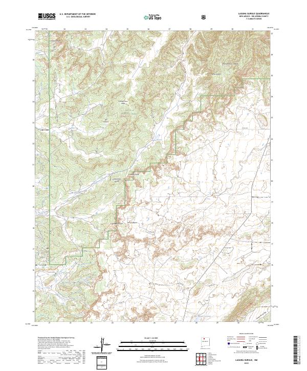 Laguna Gurule, NM — USGS 7.5-minute topo (2023)