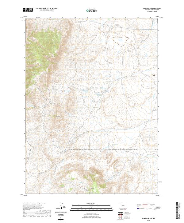 Jelm Mountain, WY — USGS 7.5-minute topo (2021)