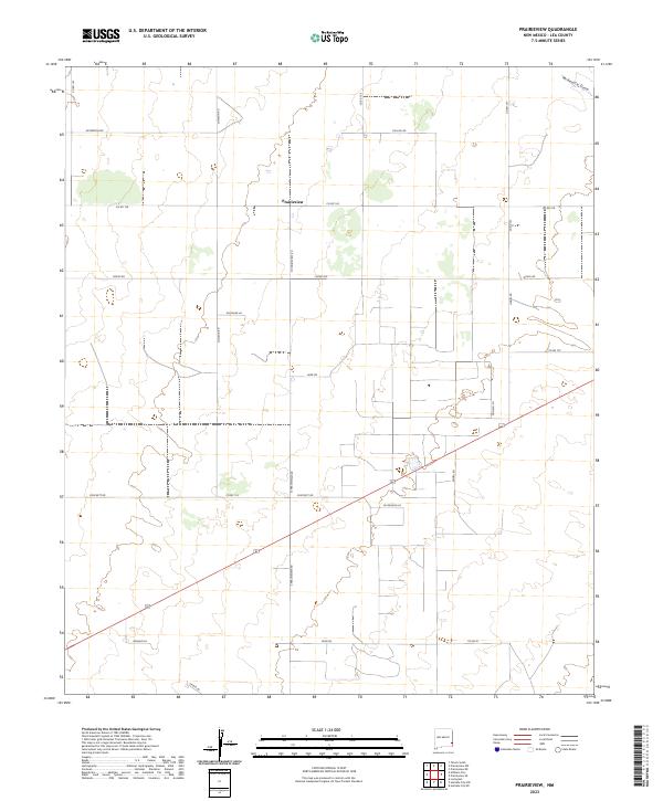 Prairieview, NM — USGS 7.5-minute topo (2023)