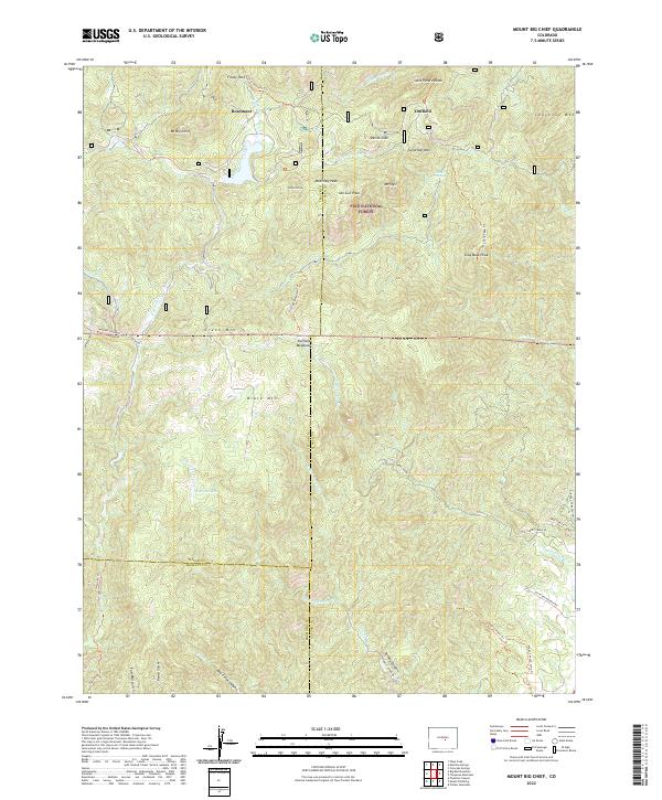 Mount Big Chief, CO — USGS 7.5-minute topo (2022)