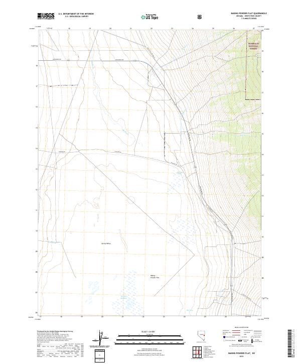 Baking Powder Flat, NV — USGS 7.5-minute topo (2021)