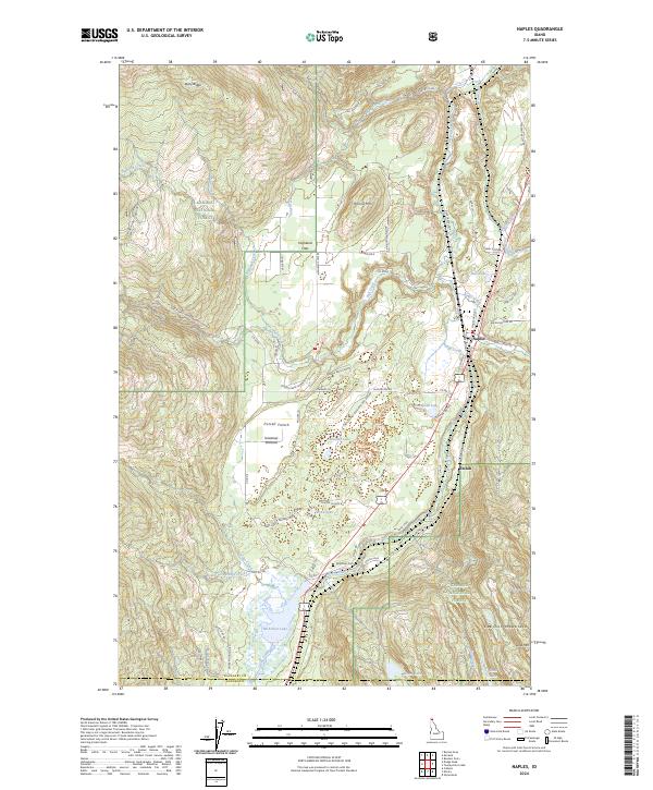 Naples, ID — USGS 7.5-minute topo (2024)