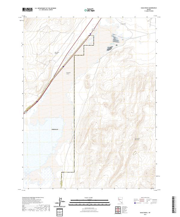 Eagle Rock, NV — USGS 7.5-minute topo (2021)