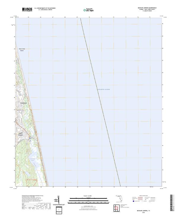 Mickler Landing, FL — USGS 7.5-minute topo (2024)