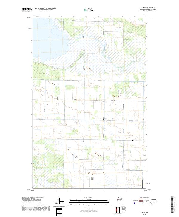 Gatzke, MN — USGS 7.5-minute topo (2022)