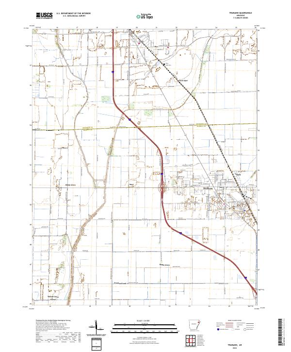 Trumann, AR — USGS 7.5-minute topo (2024)