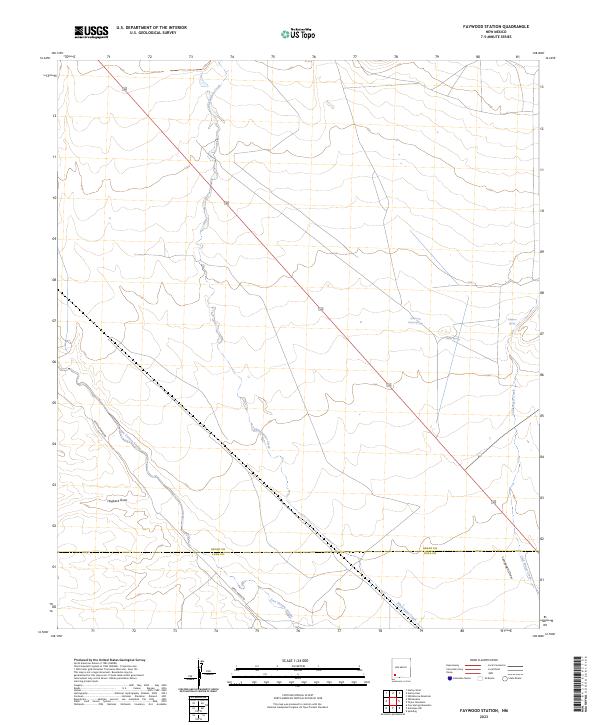Faywood Station, NM — USGS 7.5-minute topo (2023)
