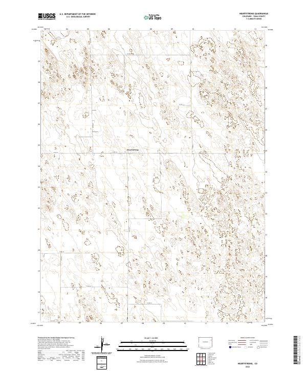 Heartstrong, CO — USGS 7.5-minute topo (2022)