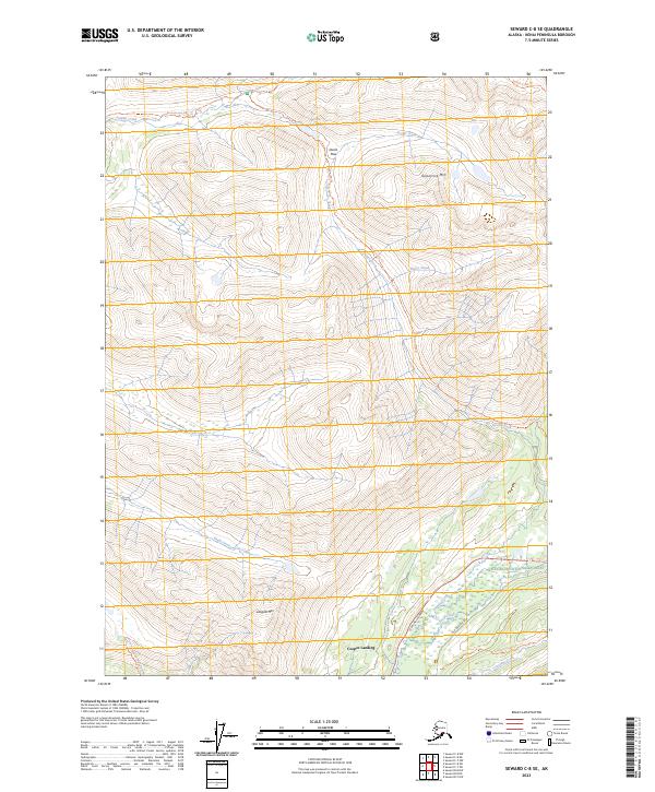 Seward C-8 SE, AK — USGS 7.5-minute topo (2023)