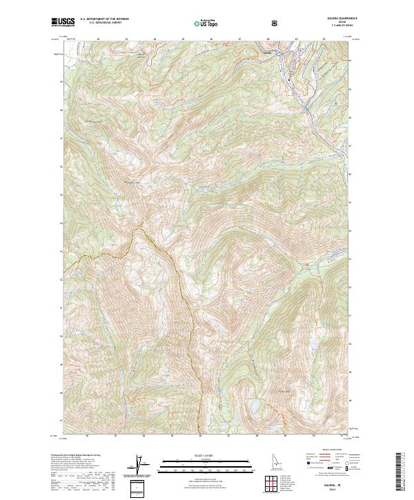 Galena, ID — USGS 7.5-minute topo (2024)
