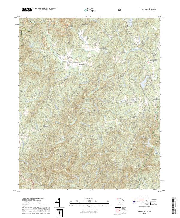 Whetstone, SC-GA — USGS 7.5-minute topo (2024)