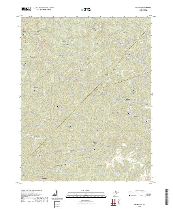Wilsondale, WV — USGS 7.5-minute topo (2023)