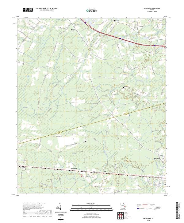 Groveland, GA — USGS 7.5-minute topo (2024)